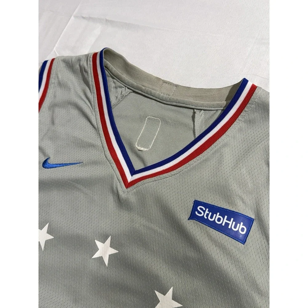 Ben‎ Simmons Nike Sixers City Edition Swingman Jersey Size 50 TALL Men's - Picture 4 of 8